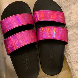 Pink Victoria’s Secret sandals